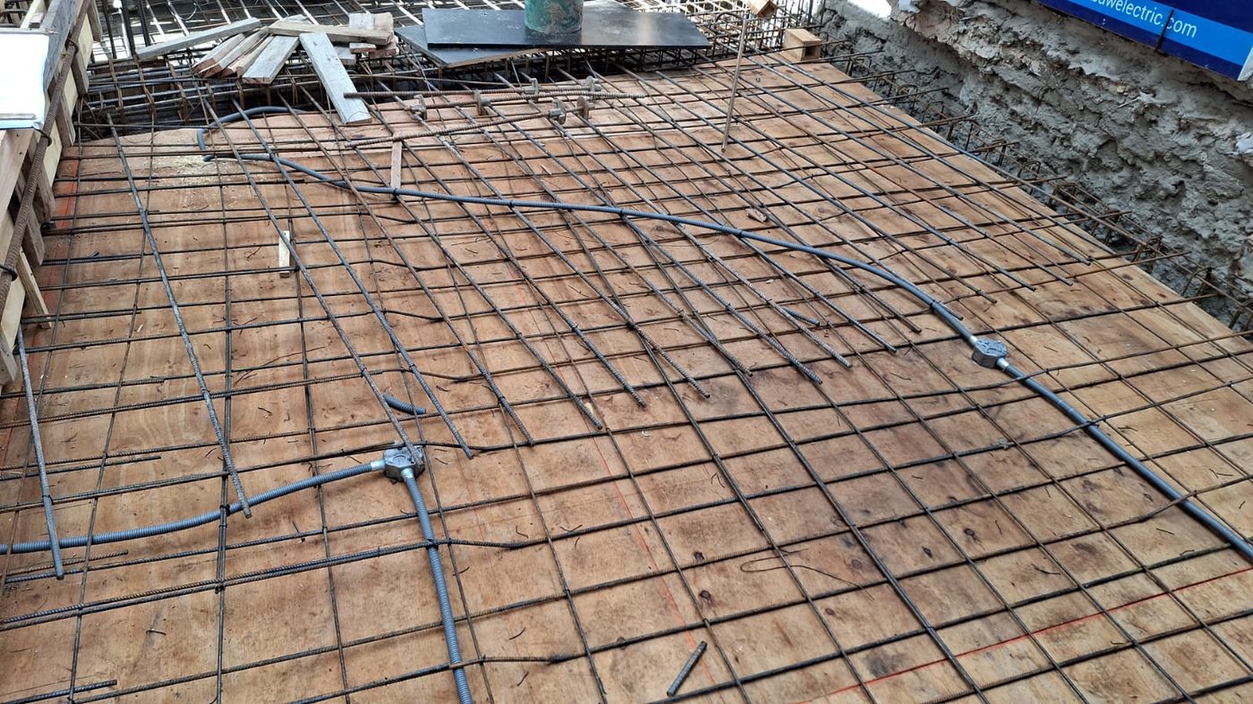 Canalizaciones en losa - detalle